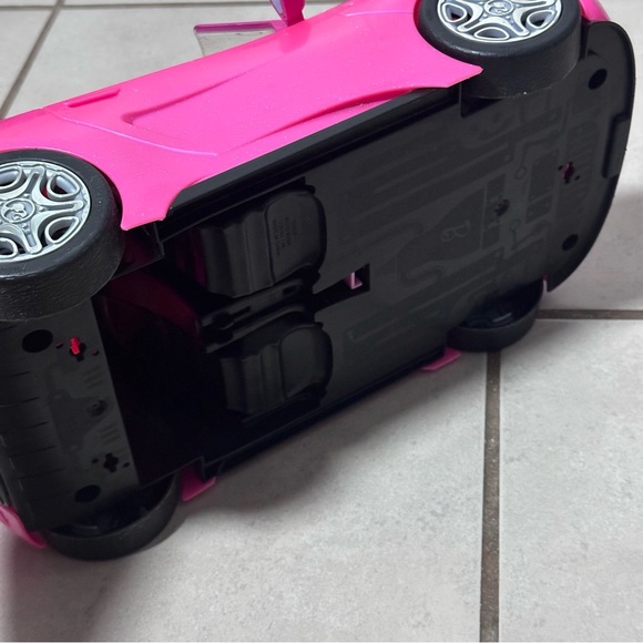 Barbie Doll Pink Glam Toy Convertible Car - Picture 4 of 6